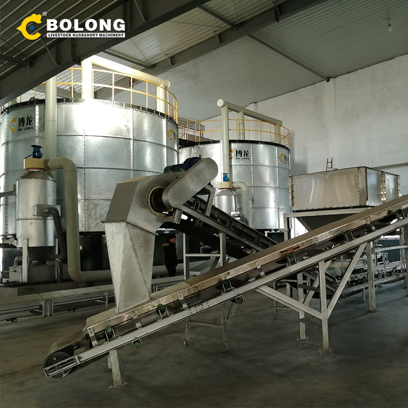 rapid chicken dung compsoting vessel